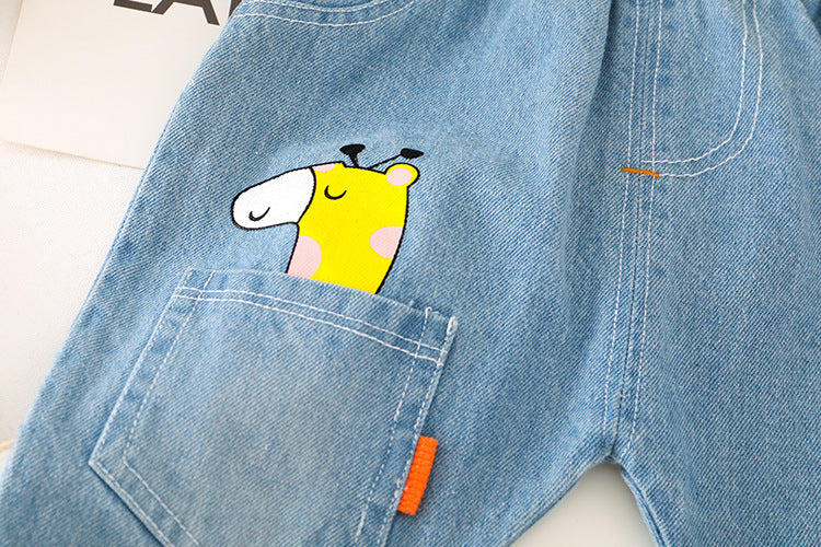 Two-piece Check Cotton Shirt For Kids