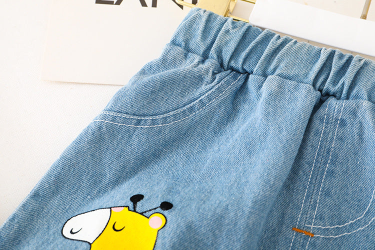Two-piece Check Cotton Shirt For Kids
