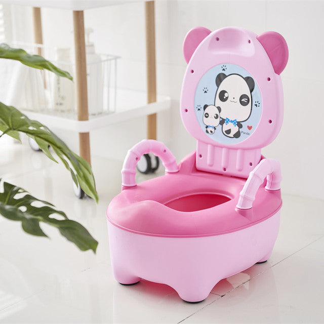 Portable Children’s Potty Toilet Seat with Backrest – Comfortable Baby Basin