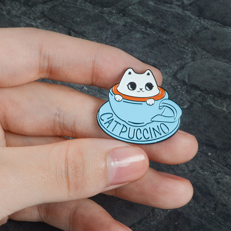 Cute Pet Cat Oil Drop Brooch Cute Kawaii Cat Accessories