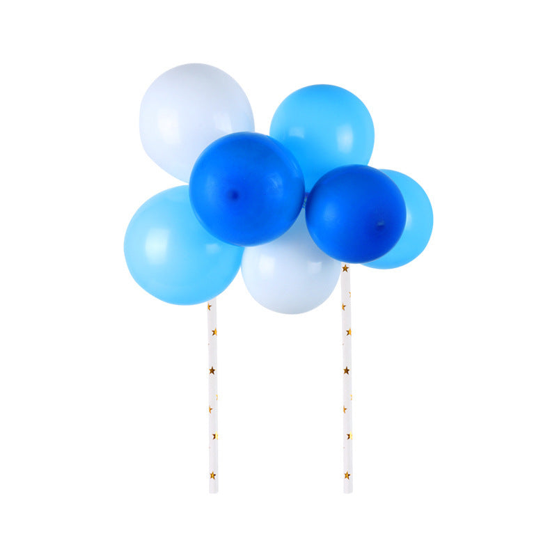 Transparent Confetti Sequins Balloon Chain Cloud Party Dessert Table Card Decoration