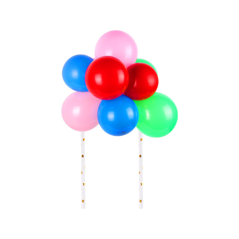 Transparent Confetti Sequins Balloon Chain Cloud Party Dessert Table Card Decoration
