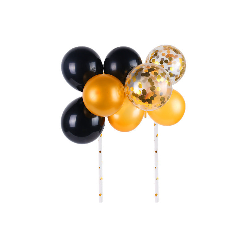 Transparent Confetti Sequins Balloon Chain Cloud Party Dessert Table Card Decoration