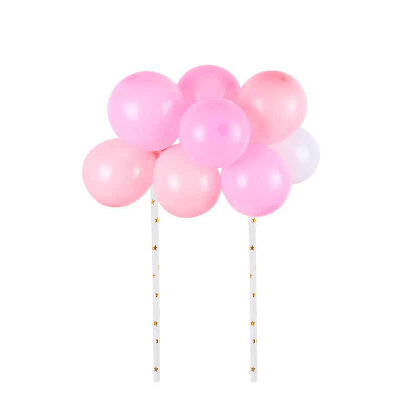 Transparent Confetti Sequins Balloon Chain Cloud Party Dessert Table Card Decoration