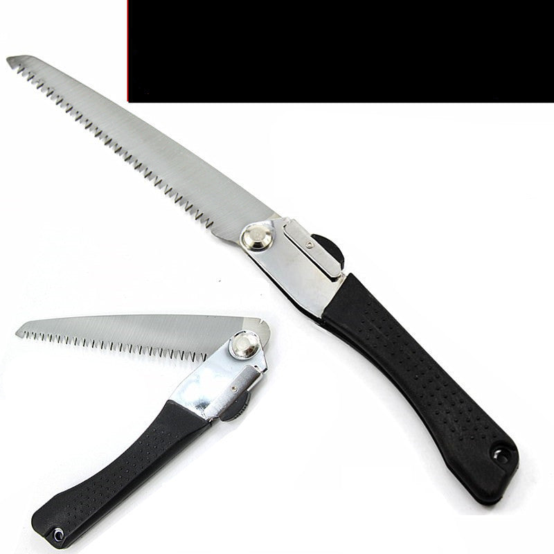 BD-57 Folding Saw – High Carbon Tool Steel Blade with PVC Handle for Garden and Outdoor Use