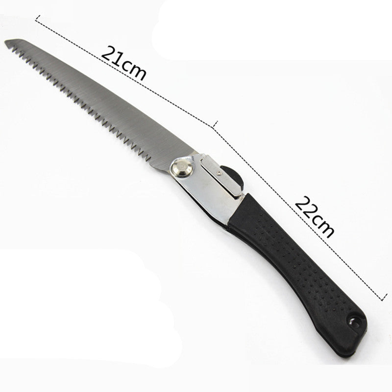 BD-57 Folding Saw – High Carbon Tool Steel Blade with PVC Handle for Garden and Outdoor Use