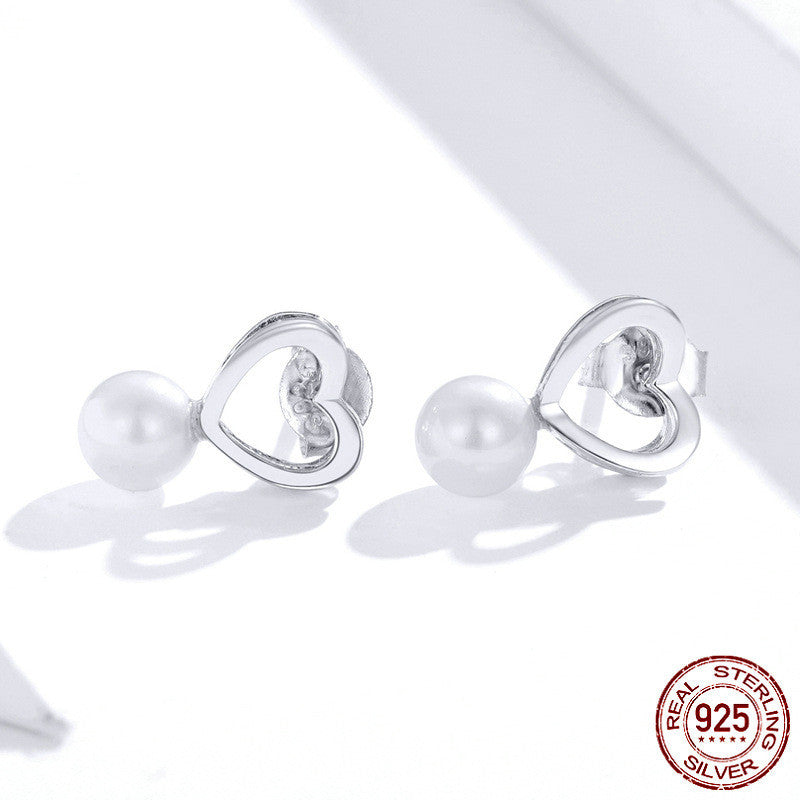 Women's Drop Earrings Platinum Plated Sterling Silver