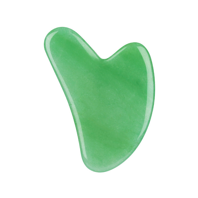 Jade Scraping Massage Tool – Gua Sha Scraper Board for Face & Body