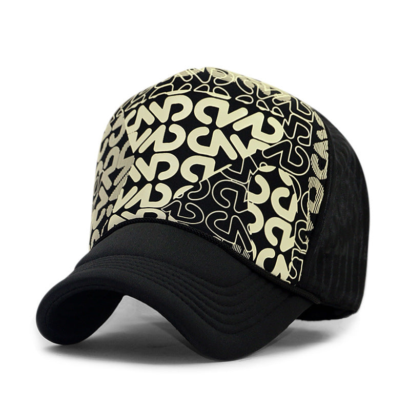 Fashion Korean Style Hipster Truck Hat Sun Visor Net Hat Sun Hat