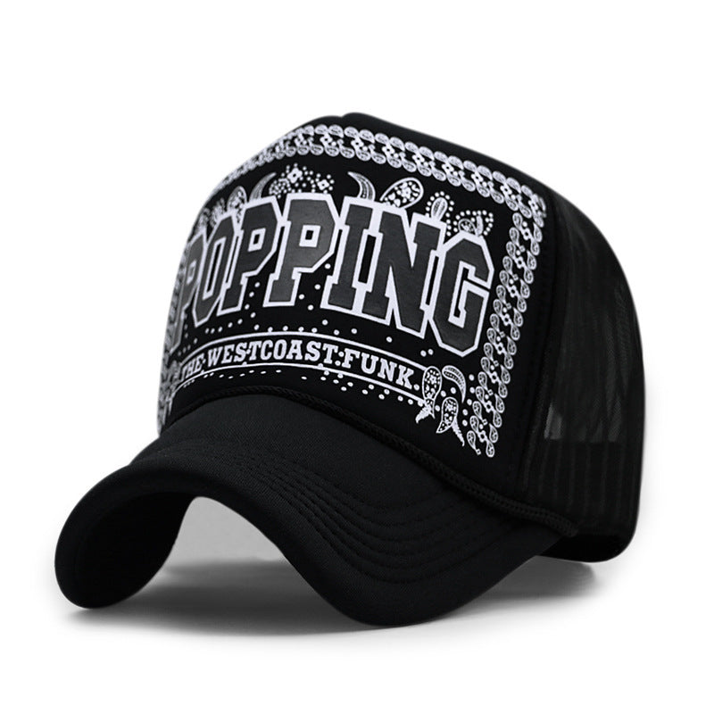 Fashion Korean Style Hipster Truck Hat Sun Visor Net Hat Sun Hat