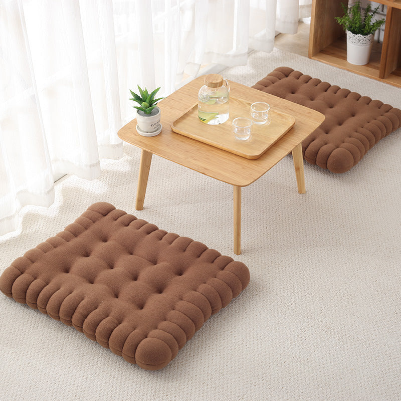Biscuit Mat Dining Table Chair Mat Japanese Tatami Cushion