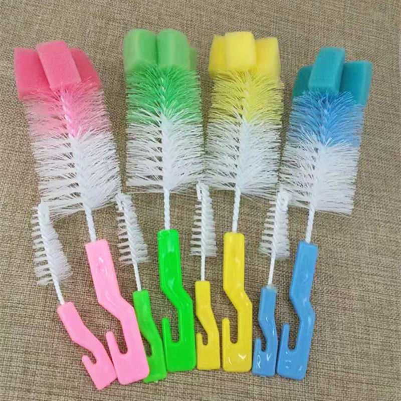 Two Piece Unisex Nylon Bottle Brush Set For Baby Bottles