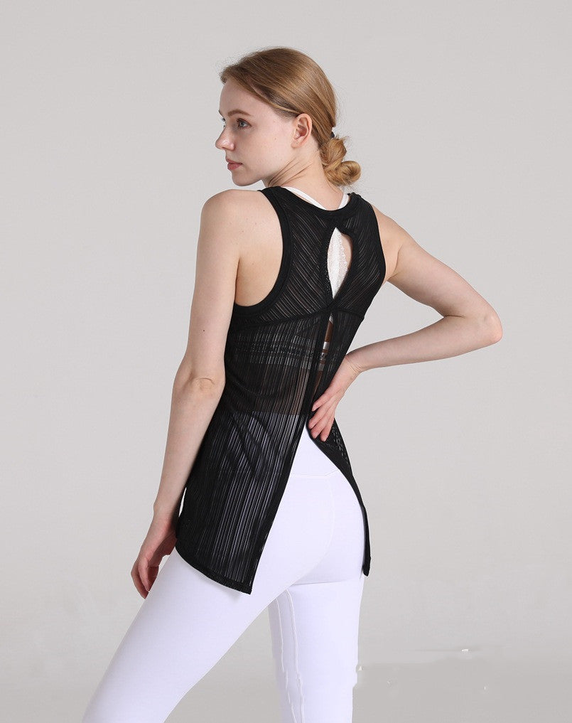 New Yoga Vest Women T-shirt Running Fitness
