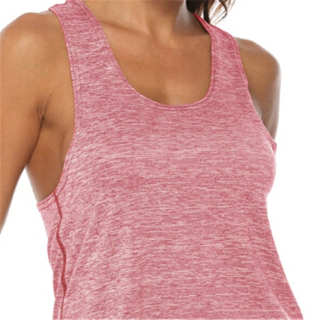 Women’s Slim Fit Tank Top – Cropped Yoga Sports Bra Gym Vest