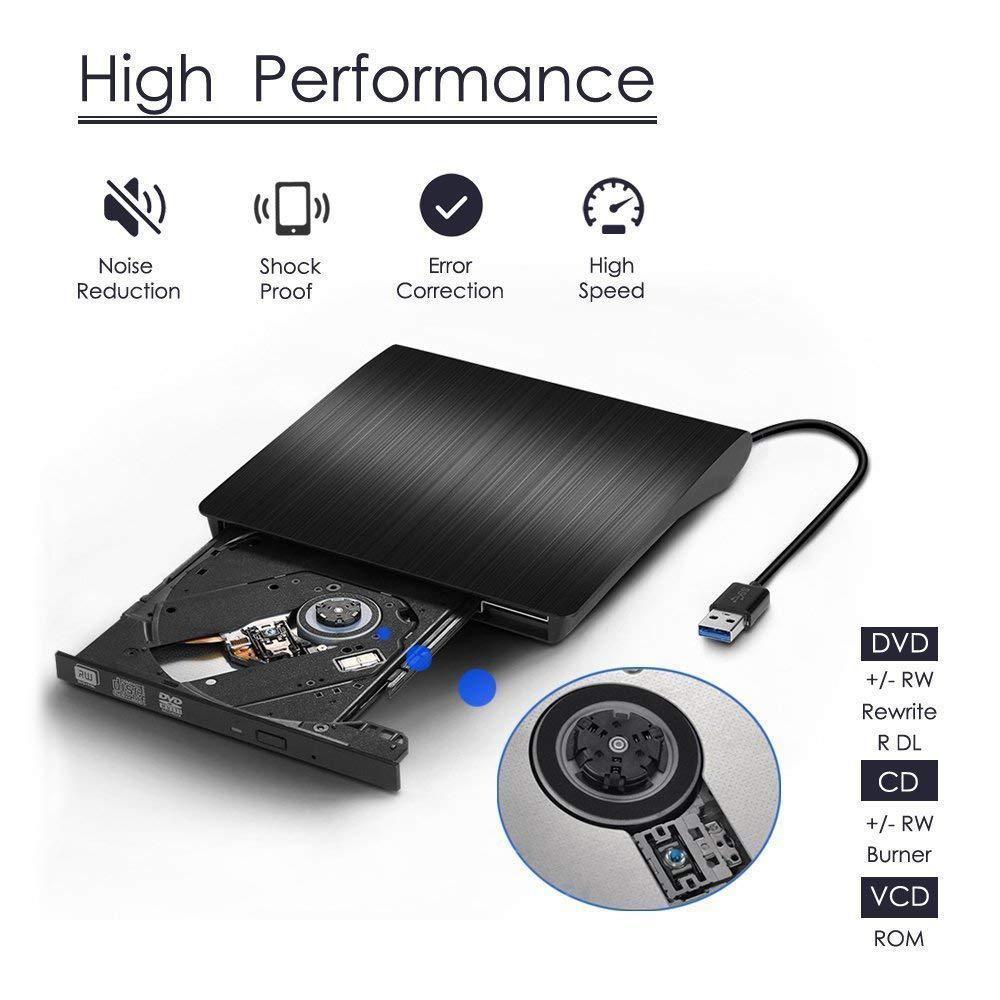 External Notebook Optical Drive – Portable Mobile DVD/CD Reader