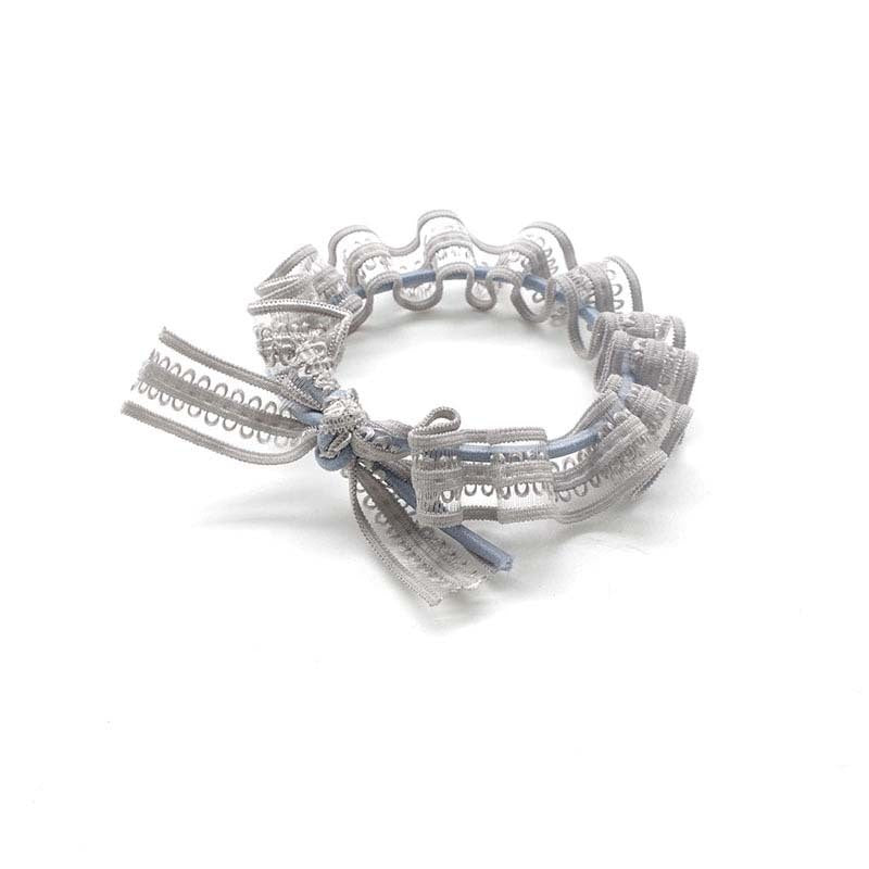Silk Nylon Lace Hair Tie Circle Rubber Band Safe Home Use