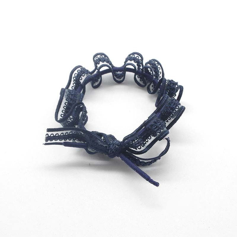 Fashionable And Simple Lady Style Lace Knotted Hair Circle