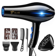 Professional Negative Ion Hair Dryer – High-Power Blue Light Hair Care Tool