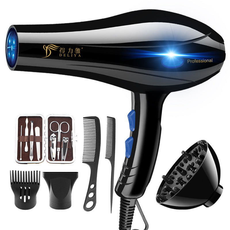 Professional Negative Ion Hair Dryer – High-Power Blue Light Hair Care Tool