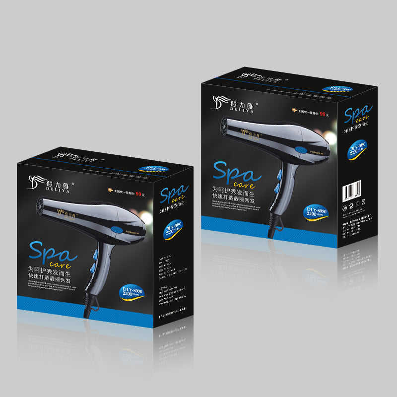 Professional Negative Ion Hair Dryer – High-Power Blue Light Hair Care Tool