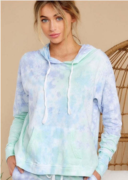 Women's Printed Fleece Two Piece Sweater Set Polyester