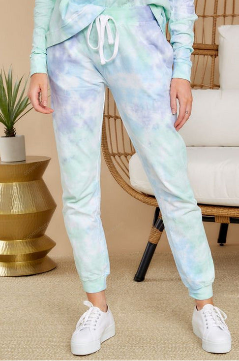 Women's Printed Fleece Two Piece Sweater Set Polyester