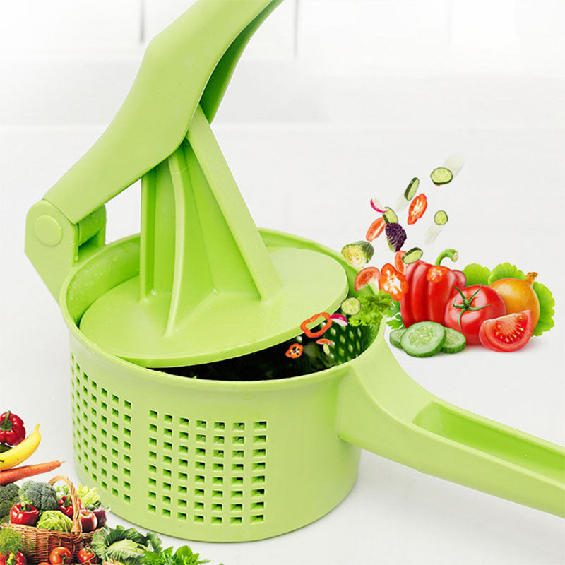Handheld Vegetable Press Crusher – Squeeze Tool for Dumpling & Pie Fillings