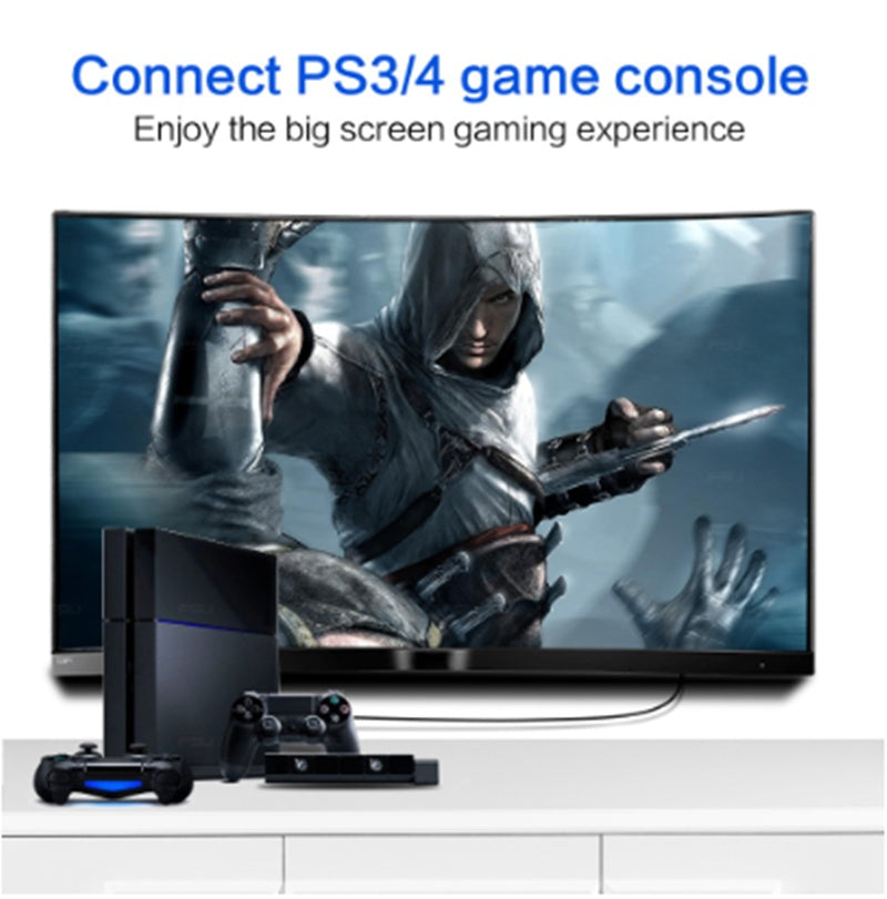 HDMI 2.0 TV Computer  Game Box Cable Set-top Box Extension Cable