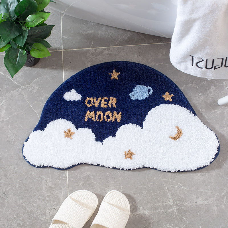 Home Entrance Mat Bath Absorbent Non-slip Cylinder Door Mat