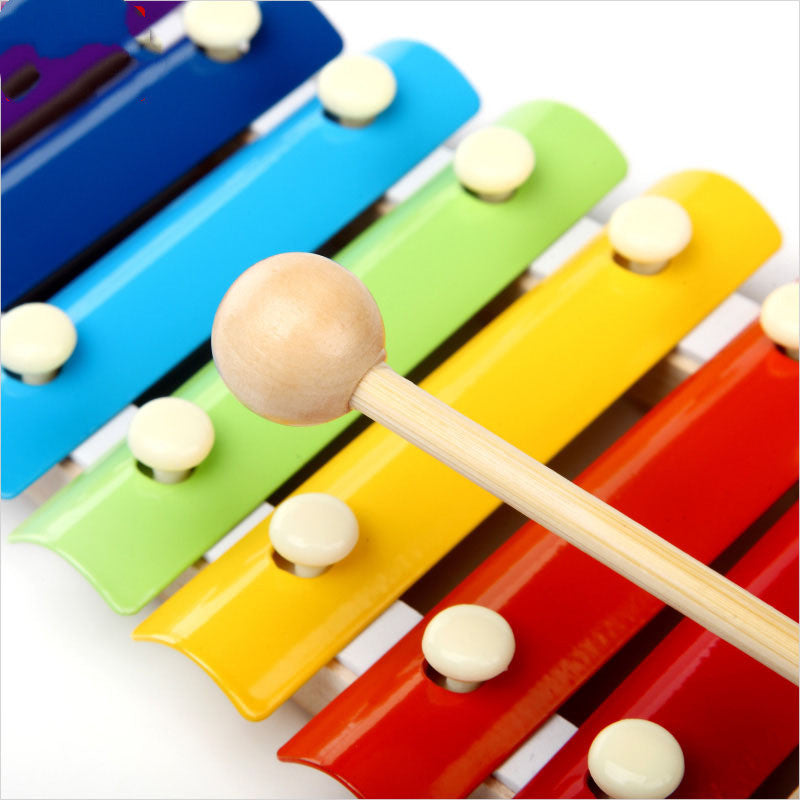 Wooden Quality Hand-Knock Xylophone Early Education Puzzle Children's Eight-Tone Piano