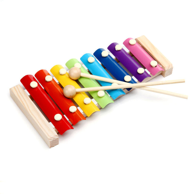 Wooden Quality Hand-Knock Xylophone Early Education Puzzle Children's Eight-Tone Piano