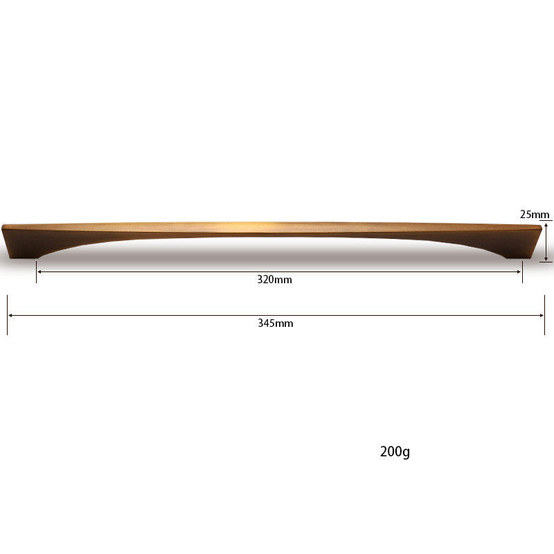 Modern Minimalist Light Luxury Handle Cabinet Wardrobe Door Drawer TV Cabinet Handle