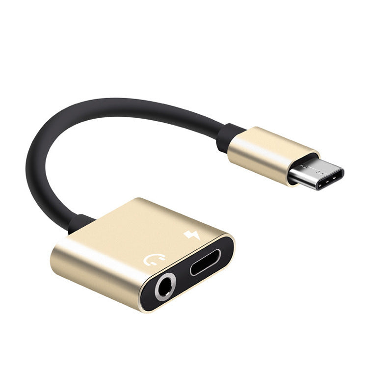 Mobile Phone Headset Adapter Cable Audio Adapter Cable Listening To Music Charging