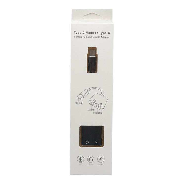 Mobile Phone Headset Adapter Cable Audio Adapter Cable Listening To Music Charging