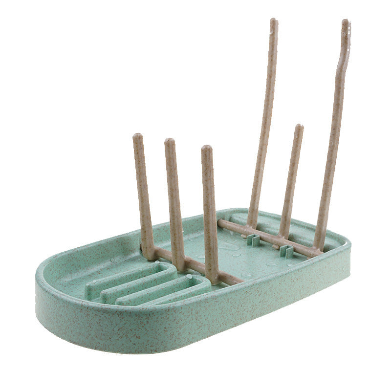 Baby Bottle Drying Rack Drain Stand Water Cup Holder Storage Box