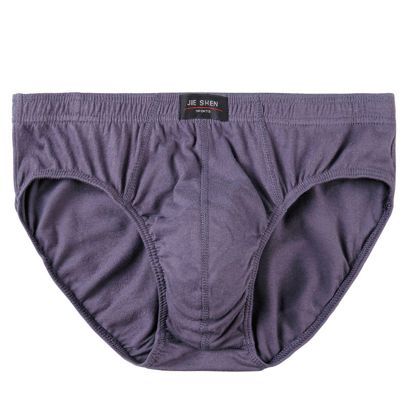 Cotton Underwear, Men's Underwear, Breathable Briefs, Large Fat Man Mid-Waist Underwear