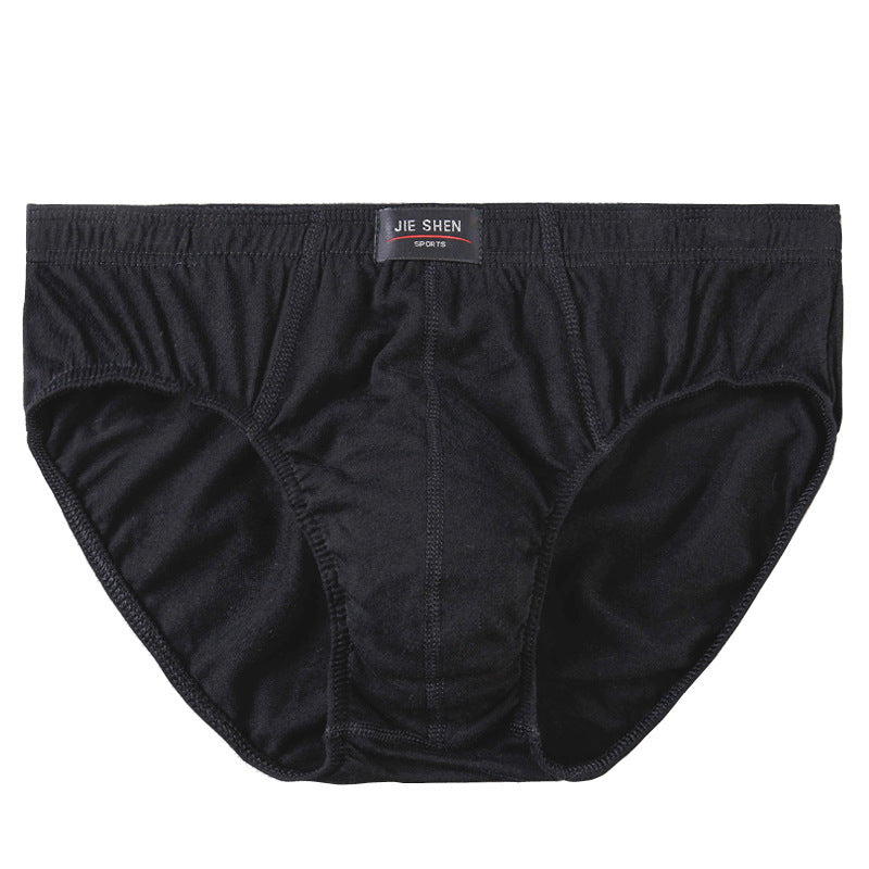 Cotton Underwear, Men's Underwear, Breathable Briefs, Large Fat Man Mid-Waist Underwear
