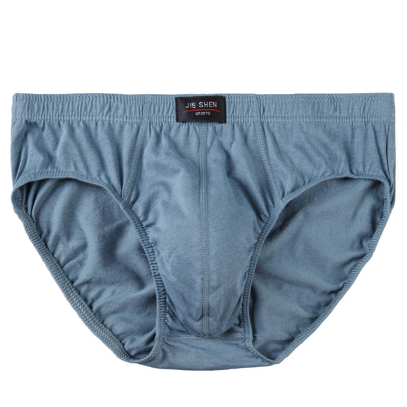 Cotton Underwear, Men's Underwear, Breathable Briefs, Large Fat Man Mid-Waist Underwear