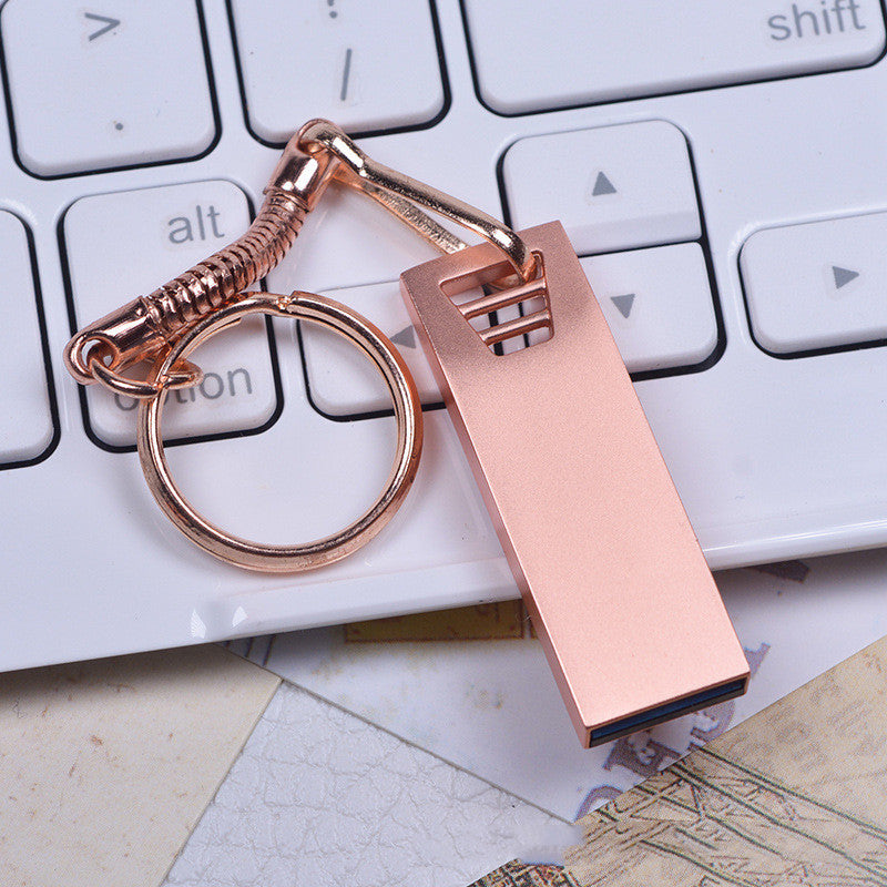 Custom Metal USB Flash Drive – Engraved Logo Gift, USB 3.0 (16–128GB)