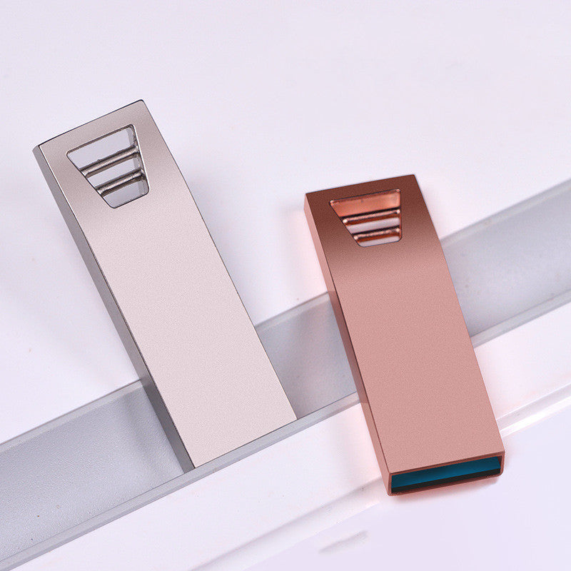 Custom Metal USB Flash Drive – Engraved Logo Gift, USB 3.0 (16–128GB)