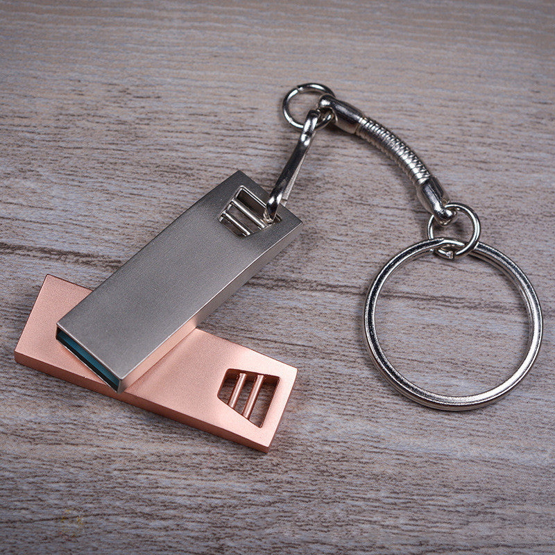 Custom Metal USB Flash Drive – Engraved Logo Gift, USB 3.0 (16–128GB)