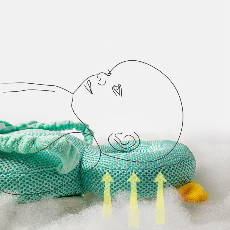 Breathable Toddler Baby Head Pillow – Soft, Washable Support