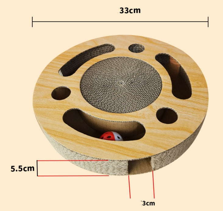 Cat Scratcher Ball-Drawing Bell Large Claw Sharpener