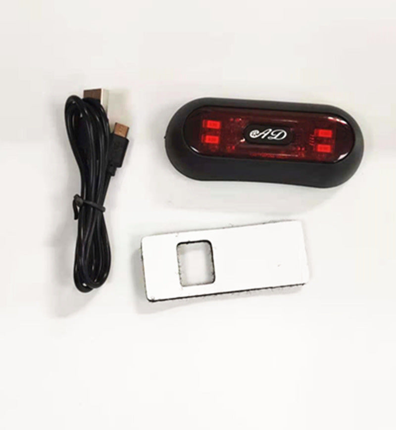 Motorcycle Bicycle Helmet Tail Light Warning Light