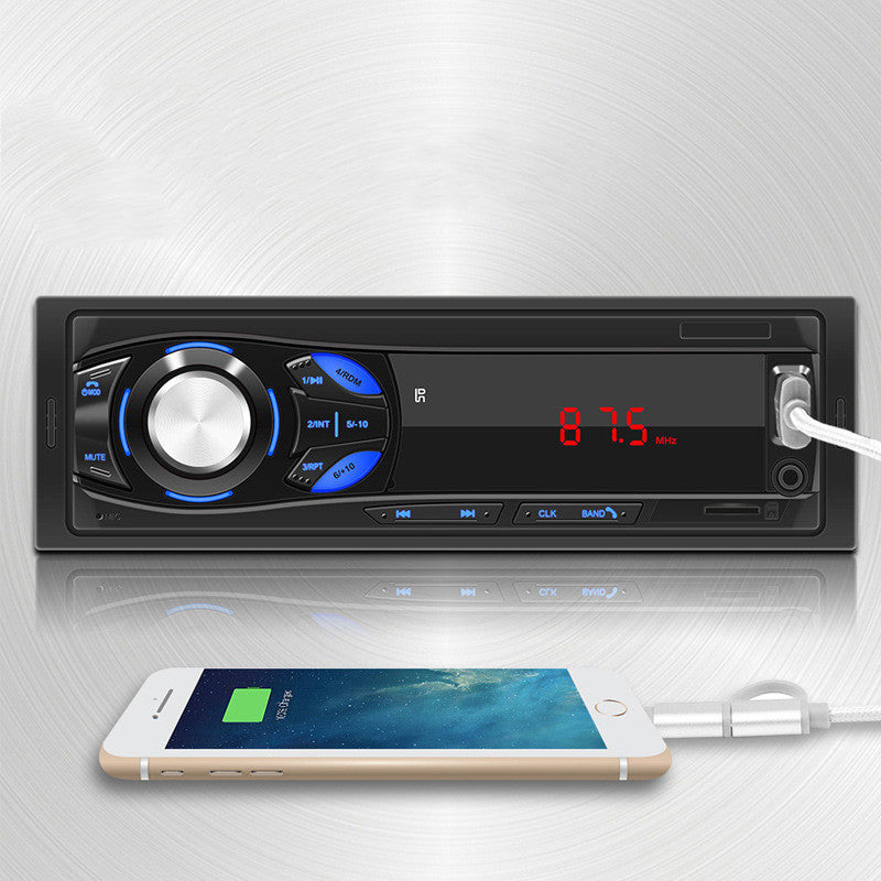 Bluetooth Car Player – Single-Spindle Digital Tube Display Audio System