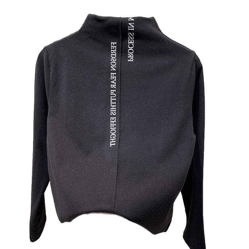 Half High Collar German Velvet Long-Sleeved T-Shirt Women Fashion Top
