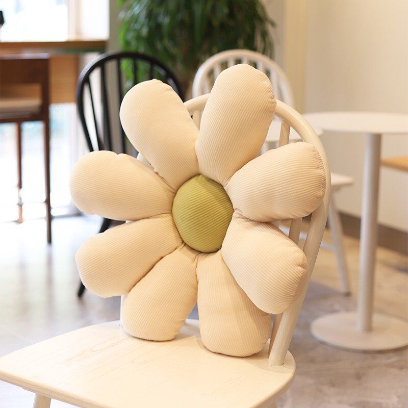 Daisy Flower Cushion Office Car Bay Window Cushion