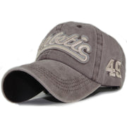 High-Grade Pure Cotton, Washed, Coated Baseball Cap, Embroidered Patch Cap