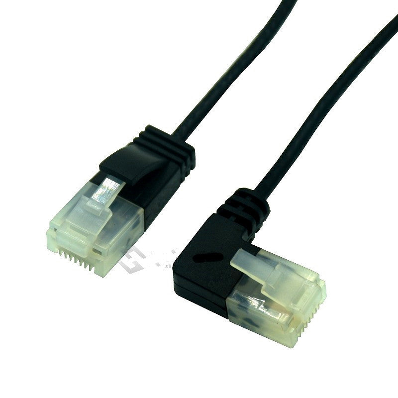 Superfine ltra Slim Cat6 Ethernet Cable RJ45 Right Angle TP