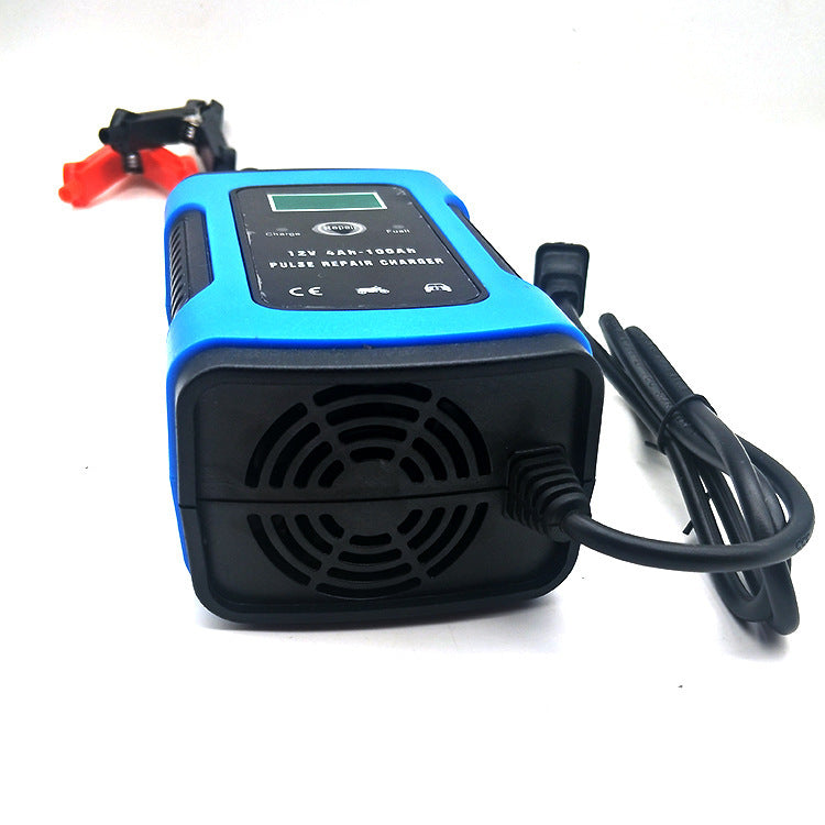 12V 6A Motorcycle & Car Battery Charger – Smart Automatic Battery Maintainer